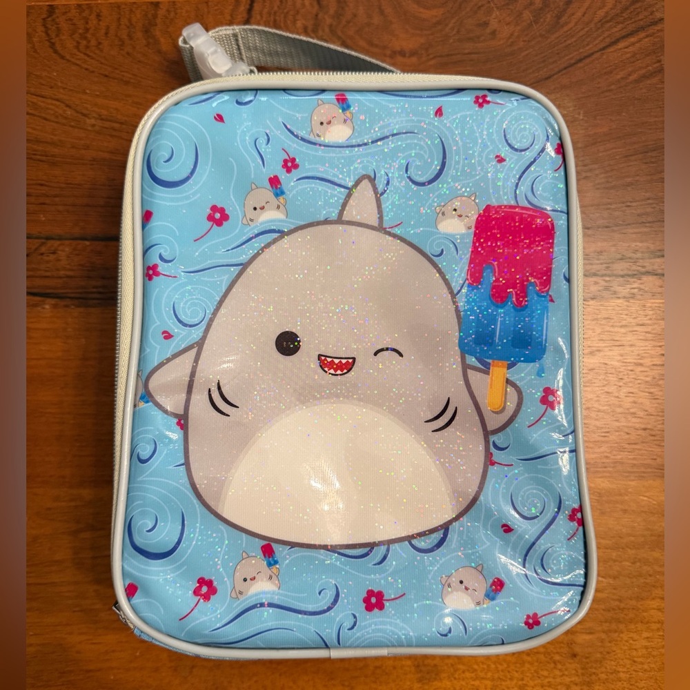 Squishmallow Gordon the Shark Lunch Bag